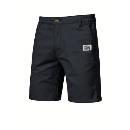 Solid-color Cargo Pants In A Work-style Desig