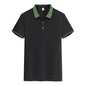Contrast Color Lapels Polo Shirt