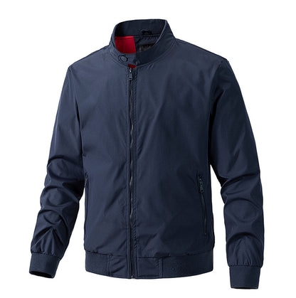 Men's Jacket Thin Plus Size Simple Flight Jacket