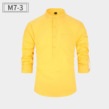 New Men's Cotton Shirt Casual Style