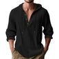 Hooded Casual Loose-fitting T-shirt Sweater For Men