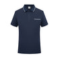 Lapel Short Sleeve Polo Shirt Fashion Workwear With Pocket