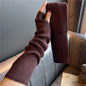 Versatile Gloves For Girls Arm Warmers Knitted Sleeves Long Fingerless Covers