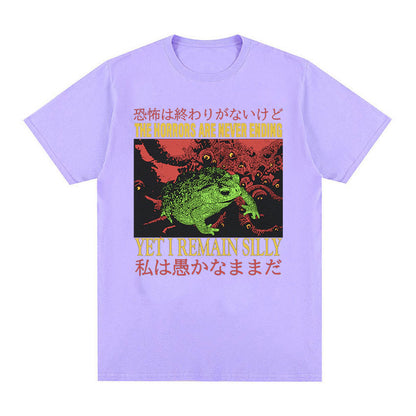 Men's Casual Loose Printed Short Sleeved Shirt