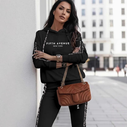 Women's Autumn And Winter Sweatsuit Casual Fashion Sporty