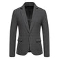 European Size Men's Fashion Woolen Casual Small Suit Coat