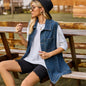 New Denim Waistcoat Vest Spring And Autumn
