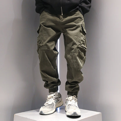 Foot Binding Zipper Design, Niche Casual Pants