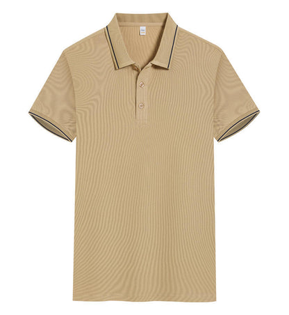 Polo Shirt Short Sleeve Lapel Printing Overalls