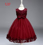 Summer Skirt Kids Girls Princess Tutu Flower Children Wedding Dress Wholesale Show Skirt