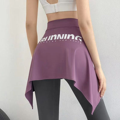 Yoga Cover Skirt Slim One-piece Hip Cover Anti-exposure