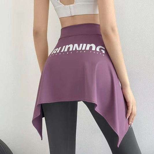 Yoga Cover Skirt Slim One-piece Hip Cover Anti-exposure