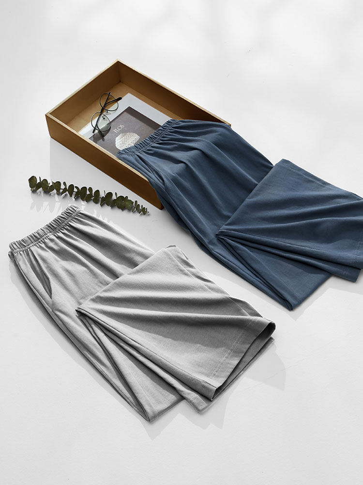 Langsha Cotton Loose And Comfortable Home Men's Sleeping Pants