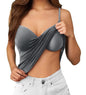 Women's Beauty Back Wireless One-piece Padded Strap Vest Bottoming Shirt