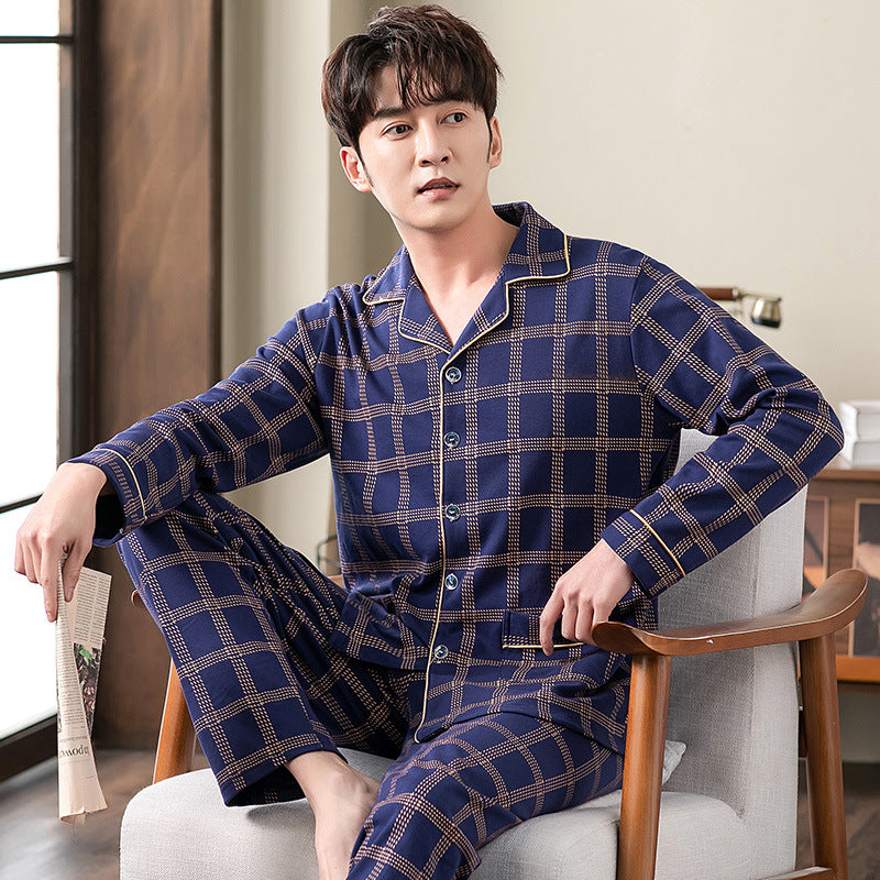 Cardigan Can Be Worn Outside Dad Wear Homewear Suit