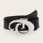 Jeans Belt Decoration New Versatile Casual Belt Smooth Buckle
