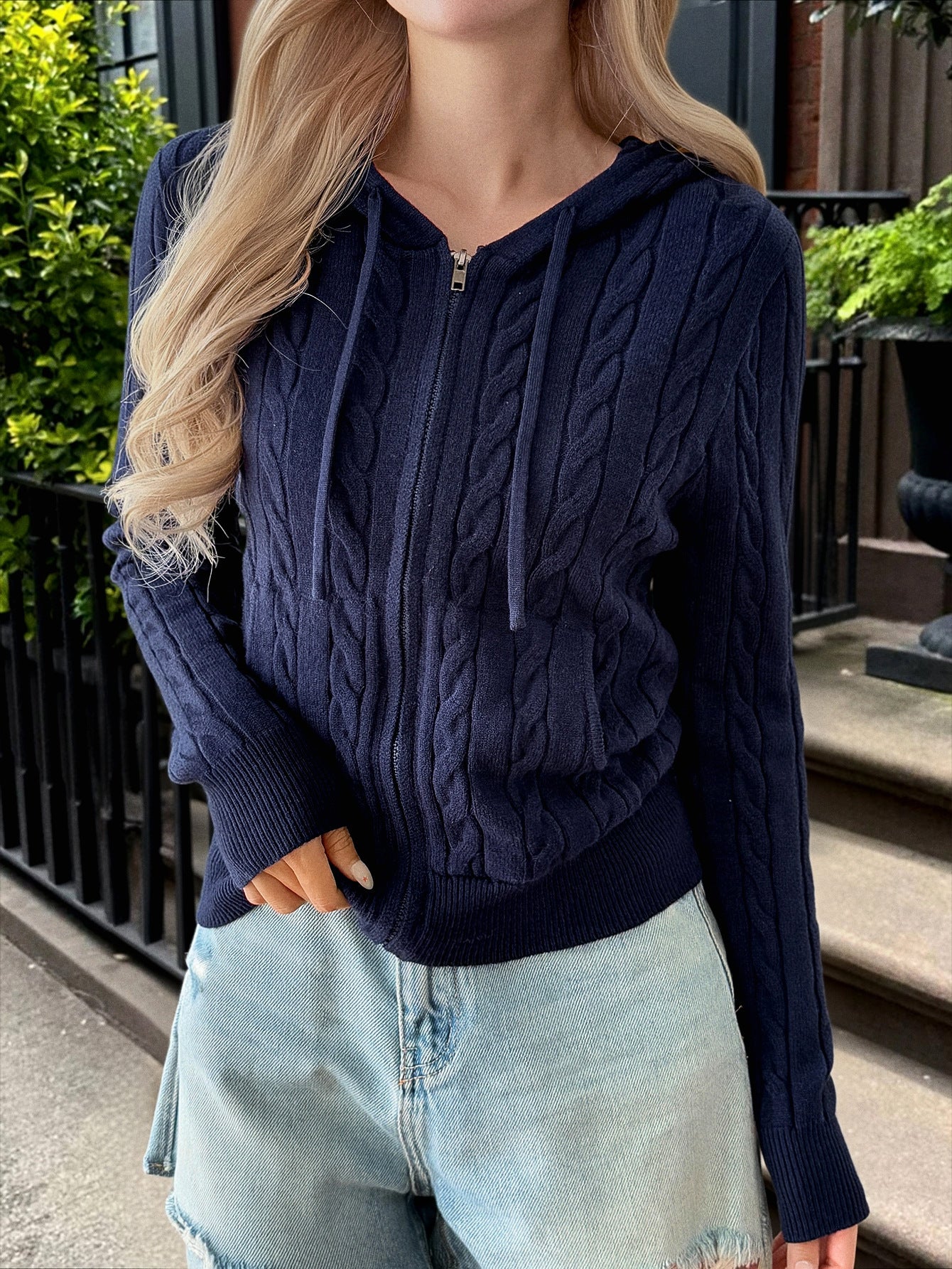 Women's Casual Woolen Long-sleeved Sweater