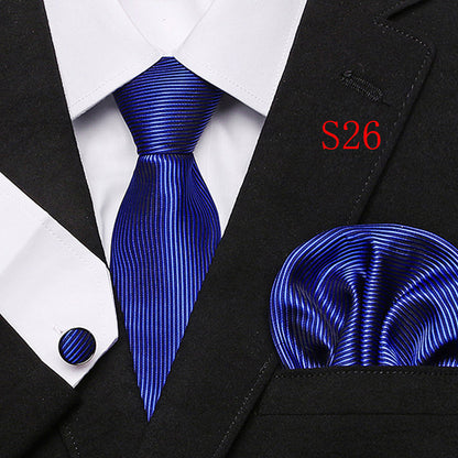 Paisley Series European And American Fashion Tie Three-piece Suit