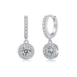 To Youth - Earrings Set With 0.5-carat Top-quality Moissanite S925 Silver And Platinum-plated Stud Earrings, A Fashionable And Trendy Accessory That Can Be Tested With A Diamond Pen