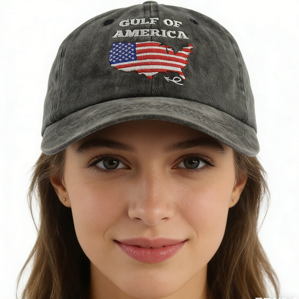 2pcs Gulf Of America Hat For Men Women