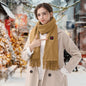 Electric Heated Winter Scarf USB Heating Neck Wrap Unisex Heated Neck Shawl Soft Warm Scarves 3 Heating Modes For Outdoor Cycling Skiing Skating