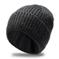 Fleece-lined Thickened Warm Winter Men's Knitted Hat