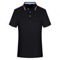 Color Block Short-sleeved Polo Shirt