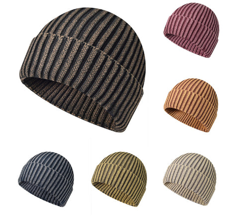 Vintage Knit Distressed Street Casual Warm Hat