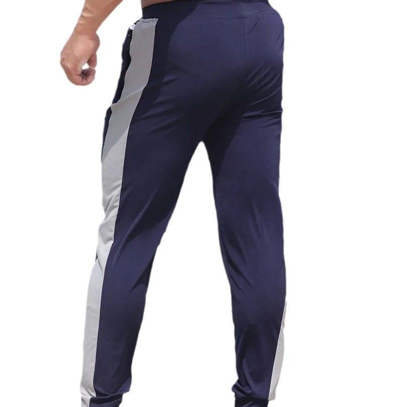 Men's Color-blocked Sports Pants Casual Slim Fit