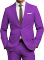 Men's Suit Slim Fit 2-piece Set Casual Business Set