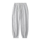 Loose Straight-leg Ankle-cuff Track Pants