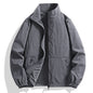 Casual Stand Collar Men's Top Outdoor Large Size Workwear