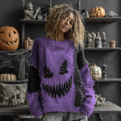 Women's Casual Drop-shoulder Sweater