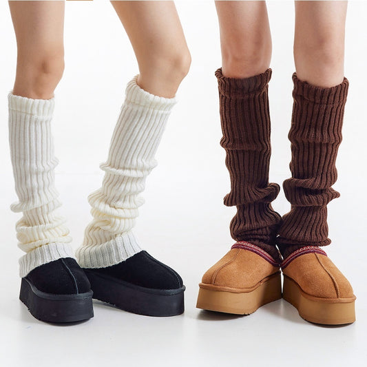 70cm Long Tube Stacked Knitted Socks