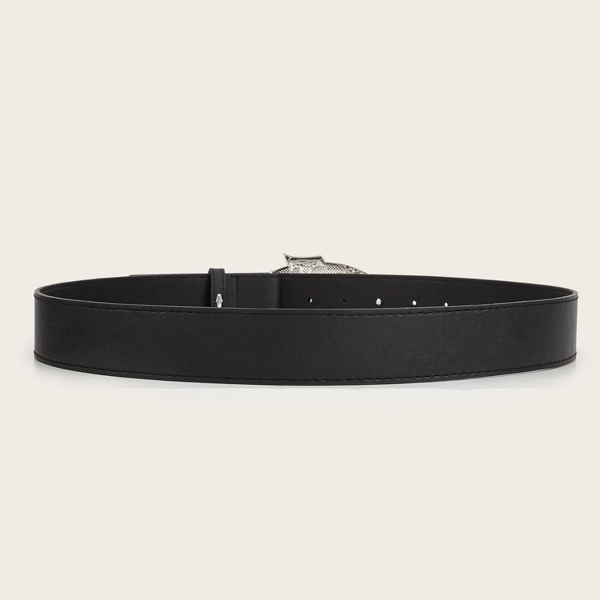 Jeans Belt Decoration New Versatile Casual Belt Smooth Buckle