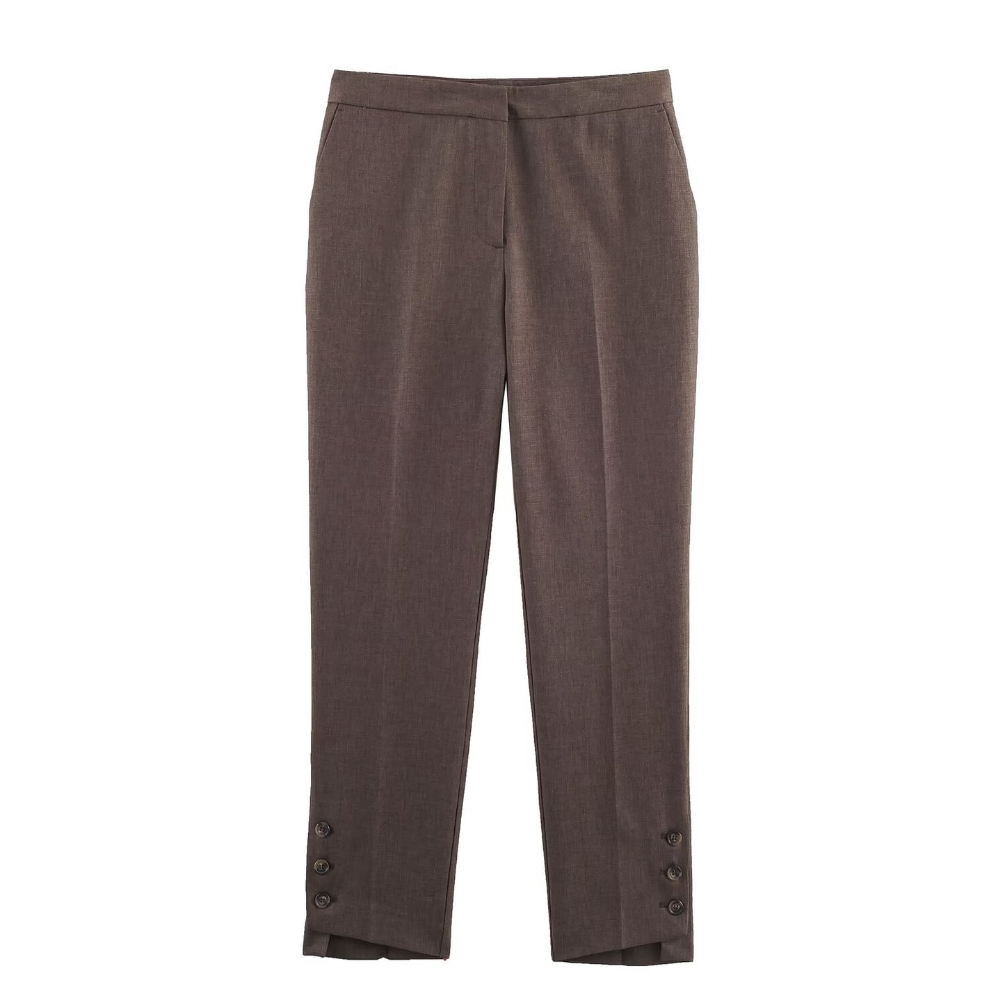 Fashion Back Button Suit Jacket Pants