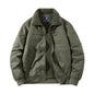 Men's Plus Size Padded Lapel Cotton-padded Jacket Overalls