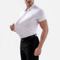 Four-side High Elastic Shirt Men's Short Sleeve Non-ironing Anti-wrinkle