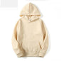 Solid Color Hooded Sweater For Men And Women