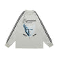 Heavy Pure Cotton Portrait Letter Printed Loose Long Sleeves