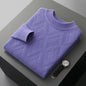Woolen Sweater Men's Half Turtleneck Thickened Sweater Casual