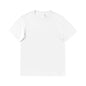 Round Neck Solid Color T-shirt Heavy Simple Style Blank Top Women's Bottoming Shirt