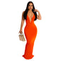 Women's Wear Solid Color Sleeveless Dress