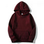 Solid Color Hooded Sweater For Men And Women
