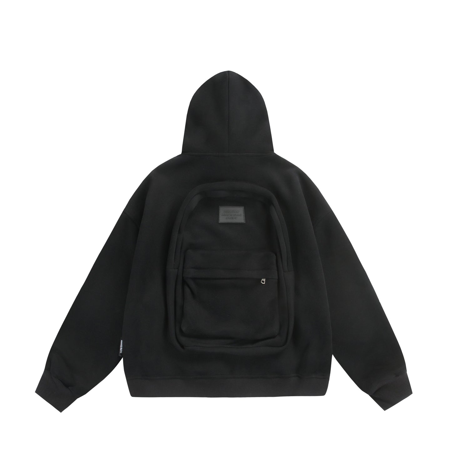 Solid Color Back Small Bag Design Cardigan Coat Outerwear