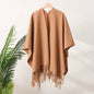Fashion Retro High-end Travel Warm Outerwear Cloak Cape