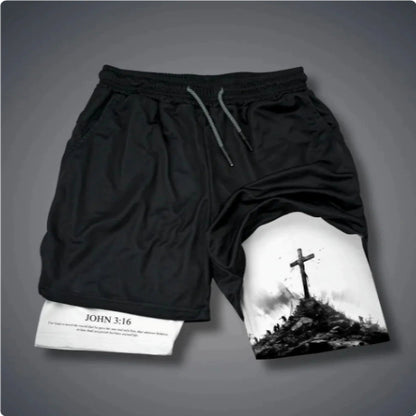 3D Digital-printed Shorts With A Double-layer Design For The Beach