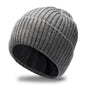 Fleece-lined Thickened Warm Winter Men's Knitted Hat