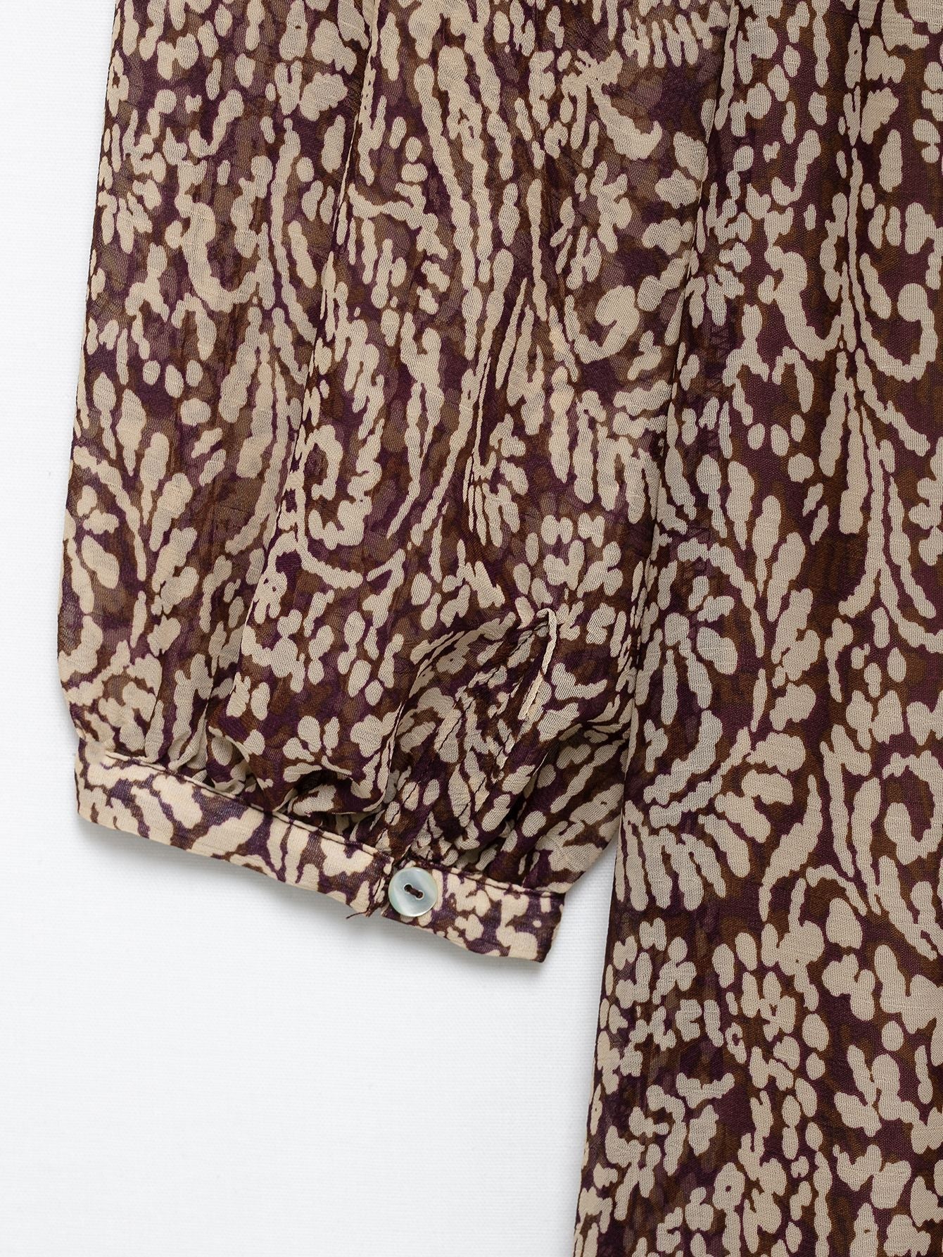 Women's Fashion French Retro Printing Dress
