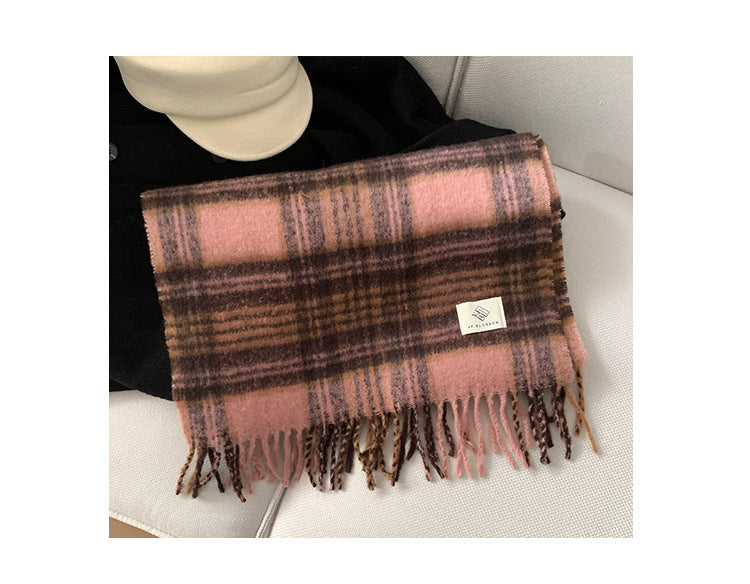 New Fashionable Plaid Scarf For Women
